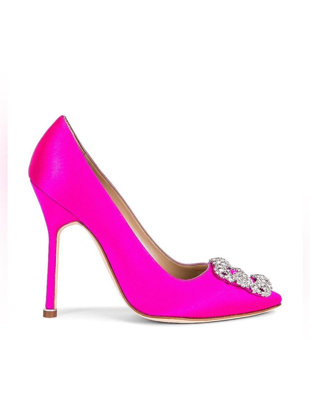 Manolo Blahnik Hangisi fuchsia 115mm EU38.5 RARE NWB